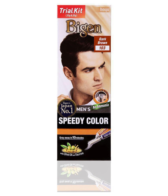 Bigen Mens Speedy 103 Temporary Hair Color Dark Brown 20 g