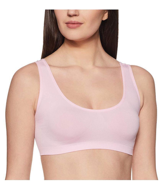 ComfyStyle Cotton Lycra Air Bra - Pink - Free Size