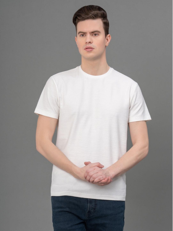 RedTape Round Neck T-Shirt for Men | Durable & Comfortable