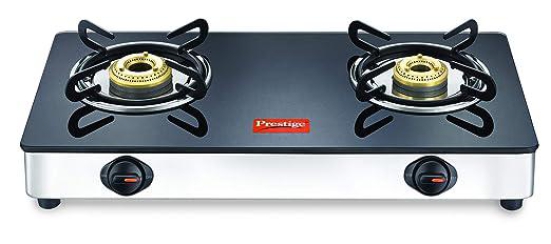 Prestige Magic Glass Top Gas Stove (2 Burners)  GTMC 02