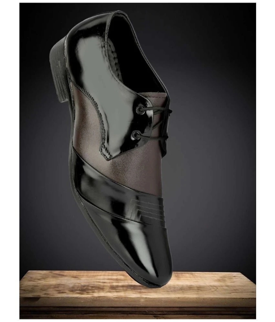 Buxton Black Mens Derby Formal Shoes - None