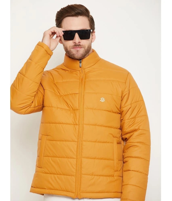 UNIBERRY Polyester Mens Puffer Jacket - Mustard ( Pack of 1 ) - None