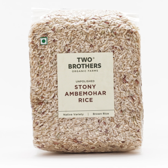 Stony Ambemohar Rice - Unpolished - 1kg