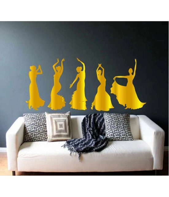 Decor Villa 5 Dancing girls Vinyl Wall Stickers