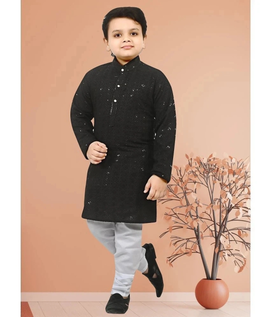 Arshia Fashions Black Rayon Boys ( Pack of 1 ) - None