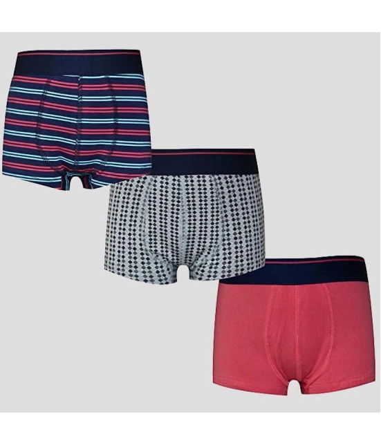 Ariel - Multicolor Cotton Boys Trunks ( Pack of 3 ) - None