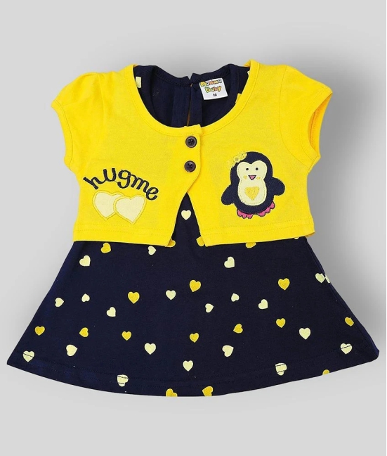 NammaBaby - Yellow Cotton Blend Baby Girls Dress ( Pack of 1 ) - None