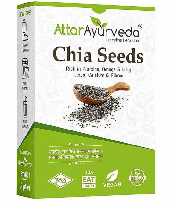 Attar Ayurveda Chia Seeds for weight loss omega 3 (250 gm)