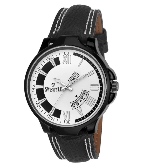 Swisstyle analogue watches for men SS-GR871-WHT-BLK