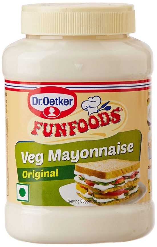 Funfoods Dr Oetker Veg Mayo Lite, 250G