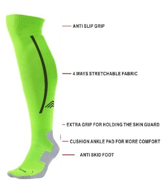 Just Rider Green Sports Football Socks Pack of 1 - Green