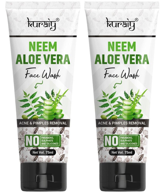 KURAIY - Acne or Blemishes Removal Face Wash For All Skin Type ( Pack of 2 )