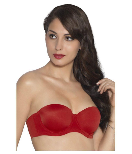 Amante Polyamide Convertable Bra - Red Single - 38B