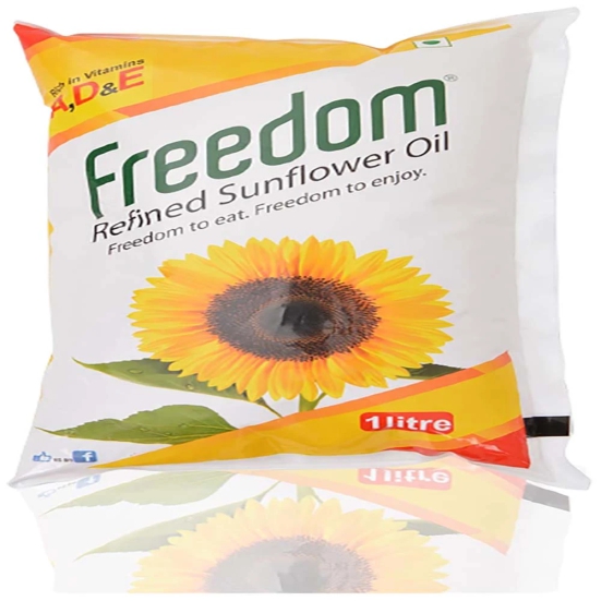 Freedom Ref Sunflower Oil, 1 Ltr