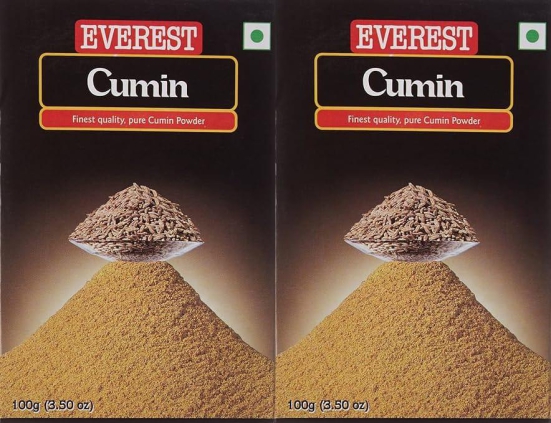 Everest Spices | Cumin Powder | Jeera Powder |100 Gm Each | Pack of 2| 200 Gm Pack