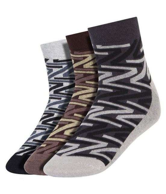 Creature Brown Formal Ankle Length Socks Pack of 3 - Brown