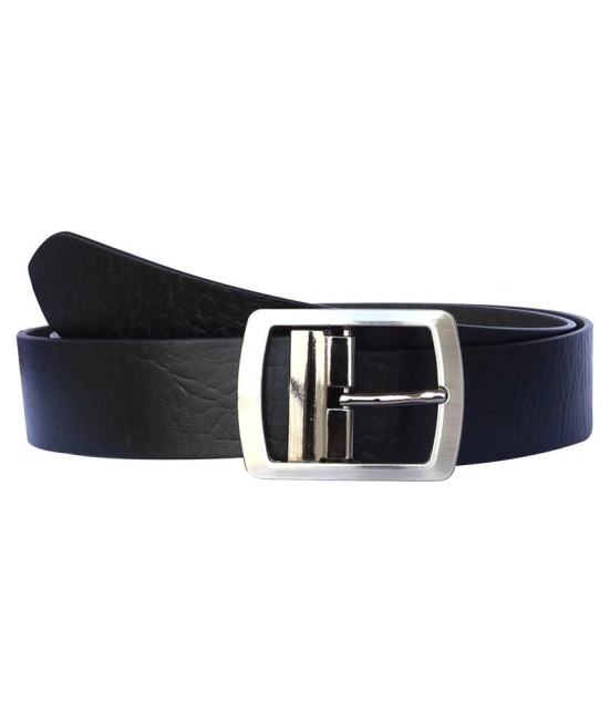 Loopa Black Leather Formal Belt - 40