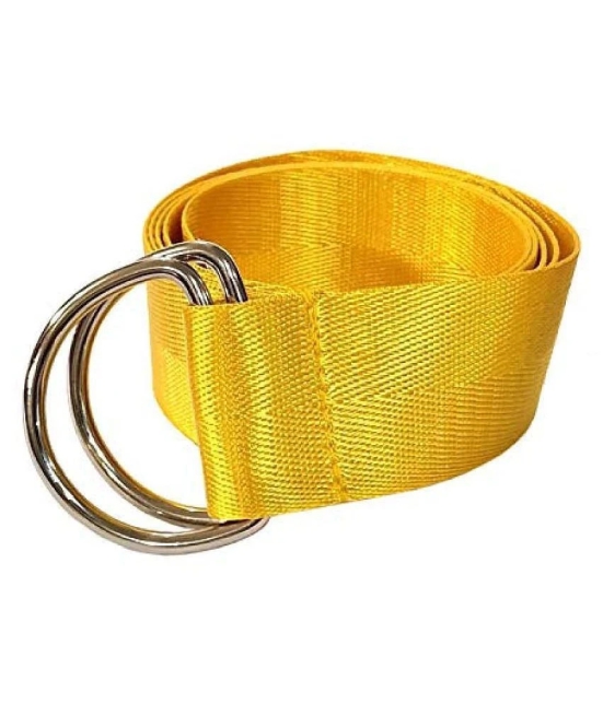 Livosorb Yellow Nylon Casual Belt - Free Size