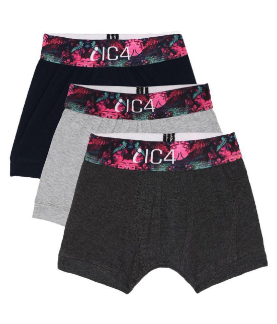 IC4 Boy's Fashion Trunk Combo Pack of 3 - None