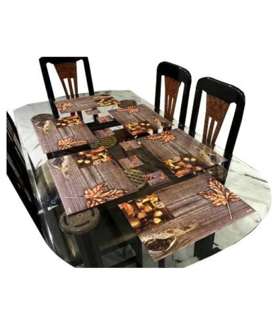 Revexo Set of 6 PVC Table Mats - Multi