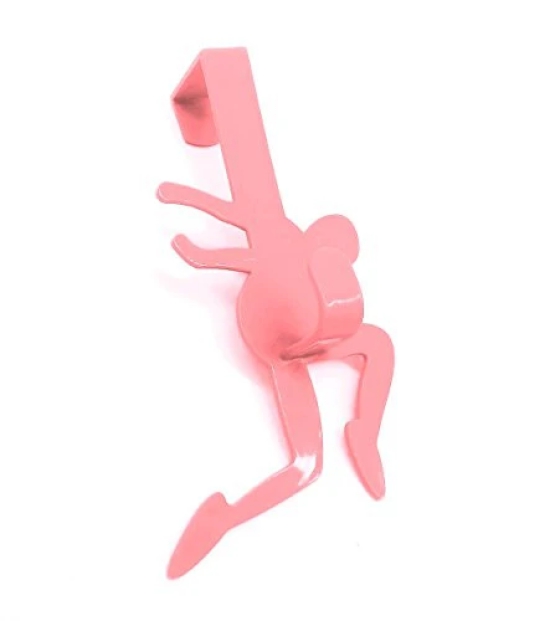 Motivational Hook- Men Racer/Male Runner Shape ABS Plastic (Pink)