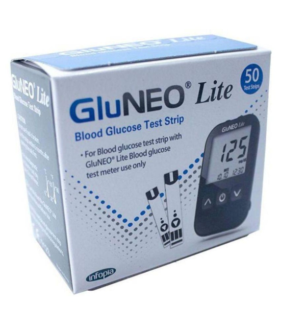 Infopia GluNEO Lite BloodGlucoseStrips GluNEO Lite(50 strips) Expiry March 2024