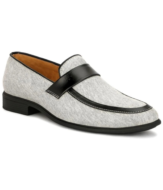 Buxton Gray Mens Slip on - 6