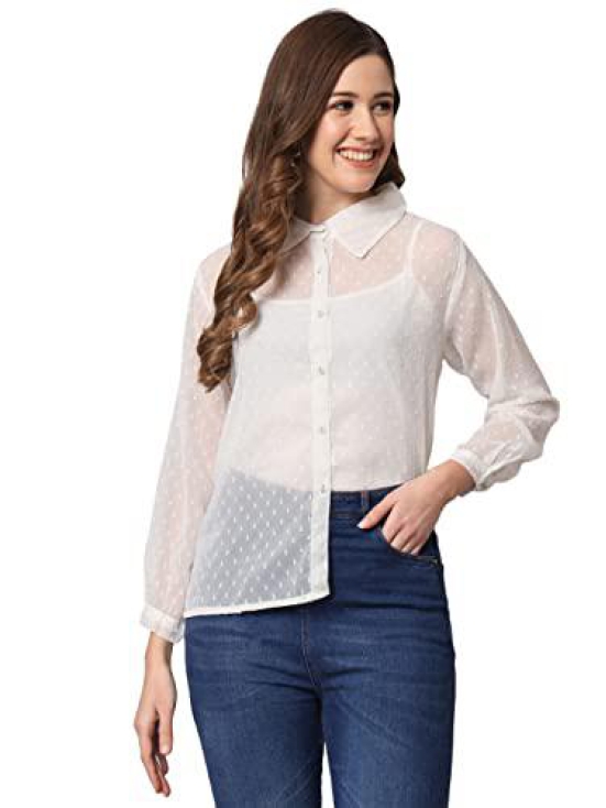 FUNDAY FASHION Women Regular Fit Self Design Casual/Formal Shirt