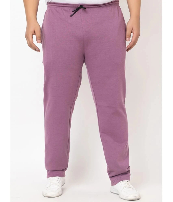 YHA Mauve Fleece Mens Trackpants ( Pack of 1 ) - None