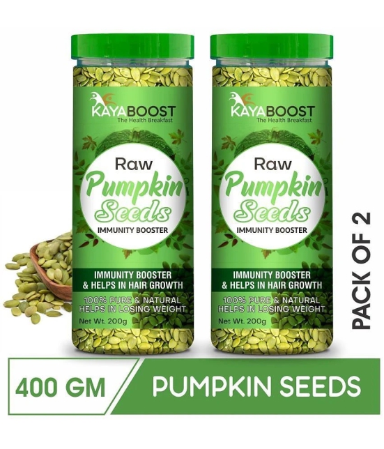 KAYABOOST Pumpkin Seeds Loaded with Fiber and Protein Rich Superfood, Pack of 2 (400 g)