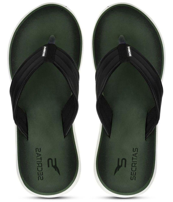 Secritas - Green Men's Thong Flip Flop - None