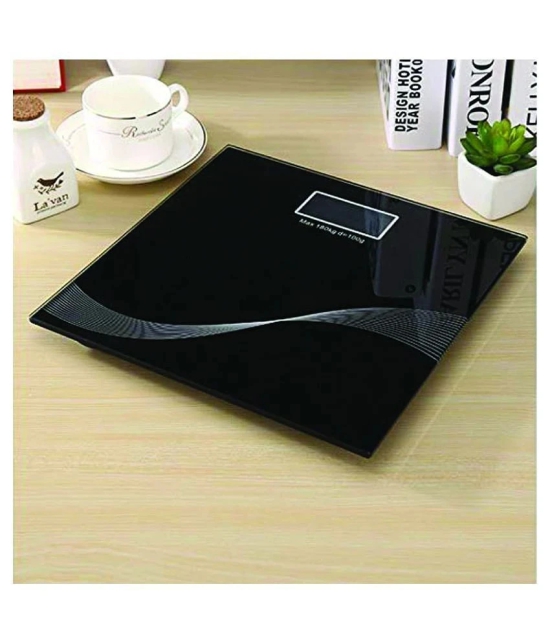 Electronic Thick Tempered Glass and LCD Display Square Digital Personal Bathroom Digital Bathroom Weighing Scales Weighing Capacity - 0.5 Kg