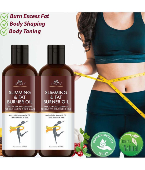 Intimify Slimming & Fat Burner Oil for Body Toning and Shaping Shaping & Firming Oil 120 mL Pack of 2