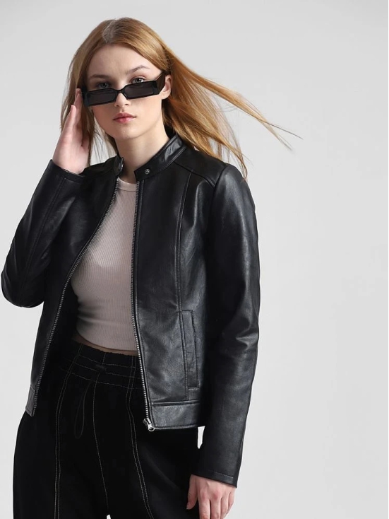 PPTHEFASHIONHUB - Leather Black Jackets - None