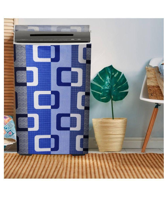 E-Retailer Single Polyester Blue Washing Machine Cover for Universal Top Load - Blue