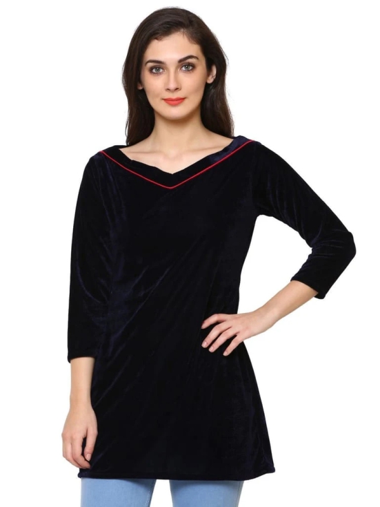 Klamotten Womens Velvet full Sleeves Top WD6N