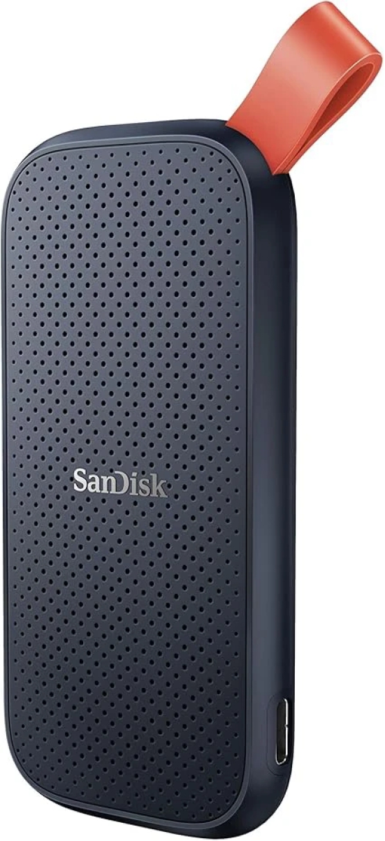 SanDisk 480GB Portable SSD, 520MB/s R, USB 3.2 Gen 2, Rugged SSD with upto 2 meter drop protection, Type-C to Type-A cable, PC & Mac compatible, 3 Y Warranty, External SSD (SDSSDE30-480G-G25)