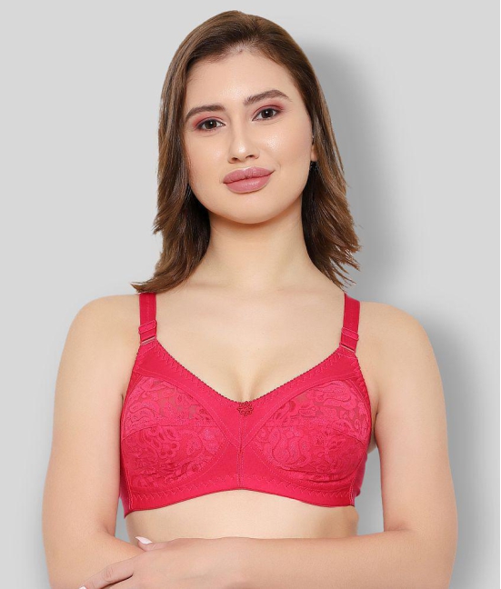 KYODO - Pink Cotton Blend Non - Padded Women's Everyday Bra ( Pack of 1 ) - 42B