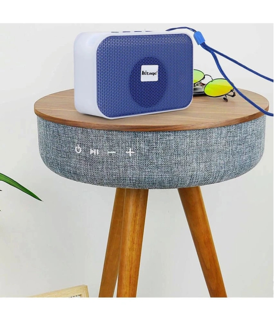 hitage BT-5.0 Glare 5 W Bluetooth Speaker Bluetooth V 5.0 with USB,SD card Slot Playback Time 24 hrs Blue - Blue