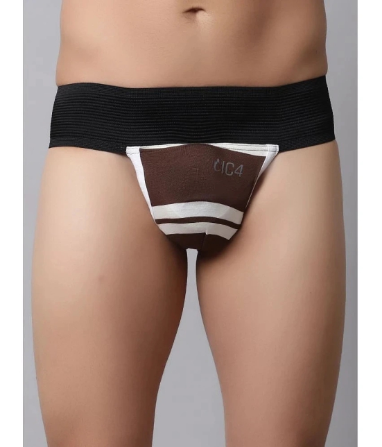 IC4 - Brown Gym Supporter Modal Mens Bikini ( Pack of 1 ) - None