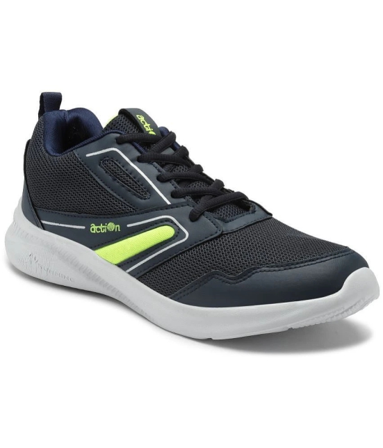 Action - ATG-674 Navy Mens Sports Running Shoes - None