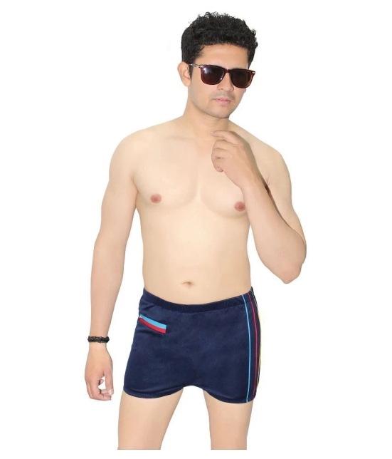 Goodluck Navy Cotton Lycra Jammer - 30