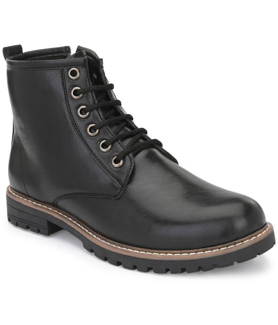 Leeport - Black Mens Casual Boots - None