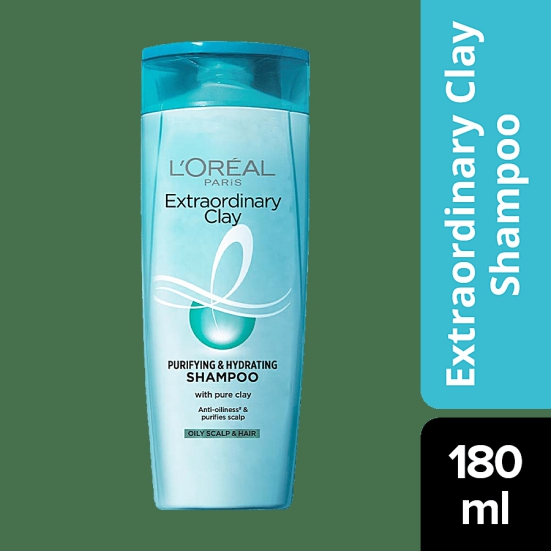 Loreal Paris Extraordinary Clay Shampoo, 180 Ml