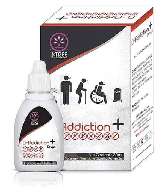 1Tree D Addiction Drops | Anti Addiction Drops | Nasha Band | Stop Addiction Drops 30 ml Pack of 1