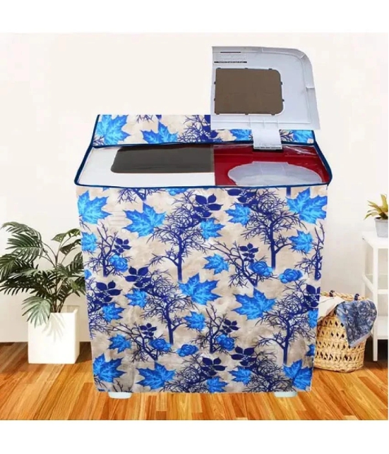 ENTICE Semi-Automatic Washing Machine Cover Compatiable For 8 kg - Gray - Gray