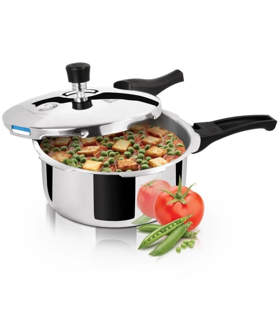 Milton Pro Cook Triply Pressure Cooker With Outer Lid (15 litre) Silver