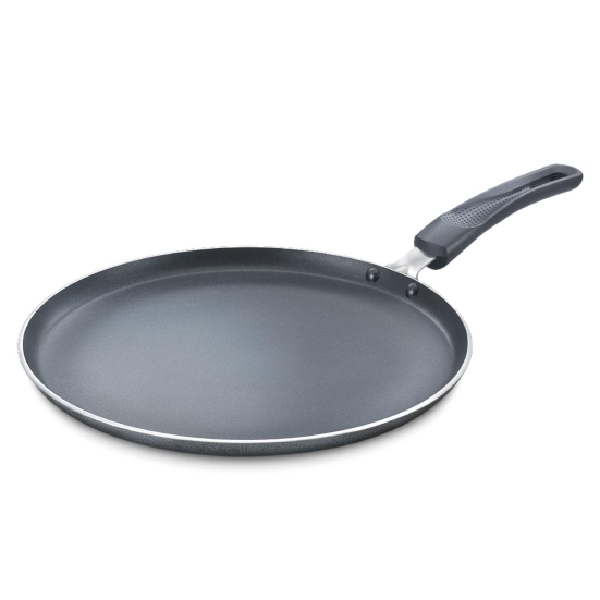 Prestige Omega Select Plus Non-stick Omni Tawa, 25 cm (Black)