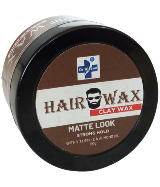 Dr Kleenz Clay Hair Wax, Matty look Strong Hold Wax 50 g