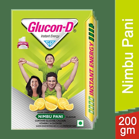 Glucon-D Nimbu Pani, 200 Gm